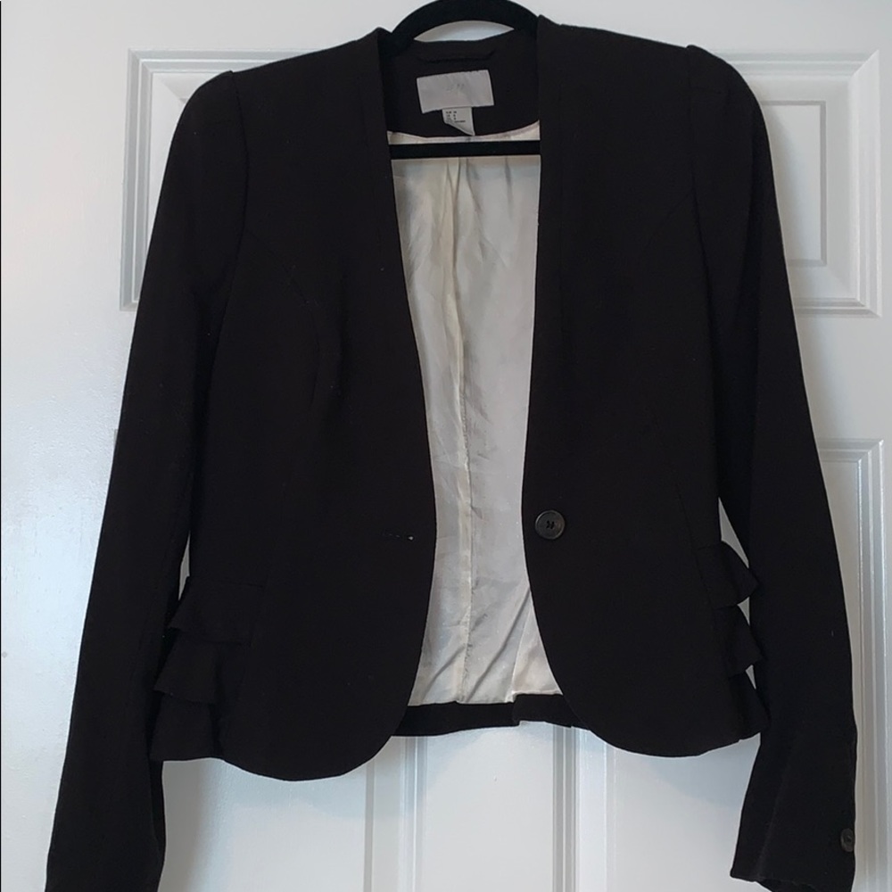 Black Women’s Cropped Blazer